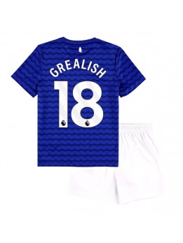 Everton Jack Grealish #18 Replika Hemmakläder Barn 2025-26 Kortärmad (+ byxor)